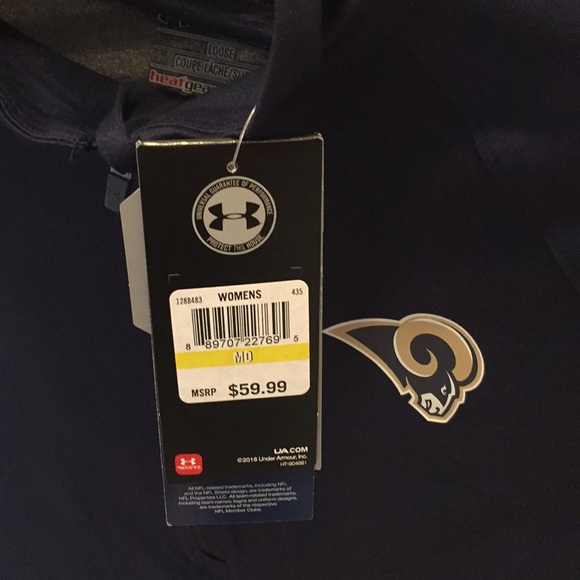 Rams Under Armour Women’s Tech Pullover/New - Picture 7 of 8